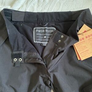 PWDR Room Black Snow Pants